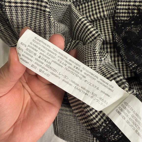 Whimsigoth Plaid Slip Dress with Lace Trim – ZARA – Dark Romantic Aesthetic, S - Picture 6 of 8